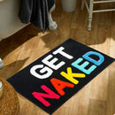Axyaa Get Naked Bathroom Mat - Big, Cute, Non-Slip Luxury Rug