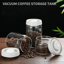 Axyaa Glass Coffee Beans Storage Jar - Vacuum Sealed Moisture-proof Container