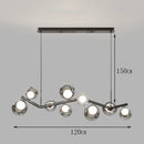 Axyaa Modern Dining Room Chandelier Ceiling Light Pendant LED Indoor Lighting