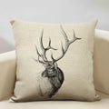 Axyaa Animal Pattern Cushion Cover Trio: Lion, Tiger, Bear Home Sofa Decor Kids Gift