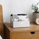 Axyaa Desktop Storage Box: Multifunctional Plastic Organizer for Home, Office, and Cosmetics