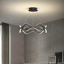 Axyaa Wave Pendant Lights: Modern Nordic Chandeliers for Dining, Bar, and Home Decor