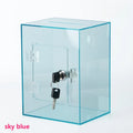 Axyaa Clear Acrylic Money Box with Lock and Keys - Large Capacity