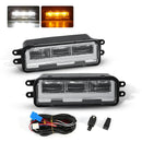 Axyaa LED Fog Lights DRL for Toyota Tacoma Tundra 2023 2024 - Front Bumper Driving Headlights