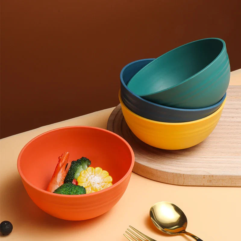 Axyaa 8pcs PP Bowl Set for Family Kitchen, Restaurant, Picnic, Camping