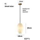 Axyaa Marble LED Pendant Chandelier for Home Restaurant Bar Bedroom Lighting