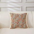 Axyaa Retro Cotton & Linen Throw Pillowcase 45x45 - Yarn-Dyed Jacquard Cover