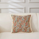 Axyaa Retro Cotton & Linen Throw Pillowcase 45x45 - Yarn-Dyed Jacquard Cover