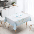 Axyaa Ramadan Mubarak Tablecloth - Islamic Mosque Home Decor & Ramadan Karim Theme