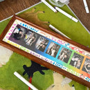 Axyaa Rainbow Wood Frame Holder Family Table Decor 3" 5" Kid Photo Storage