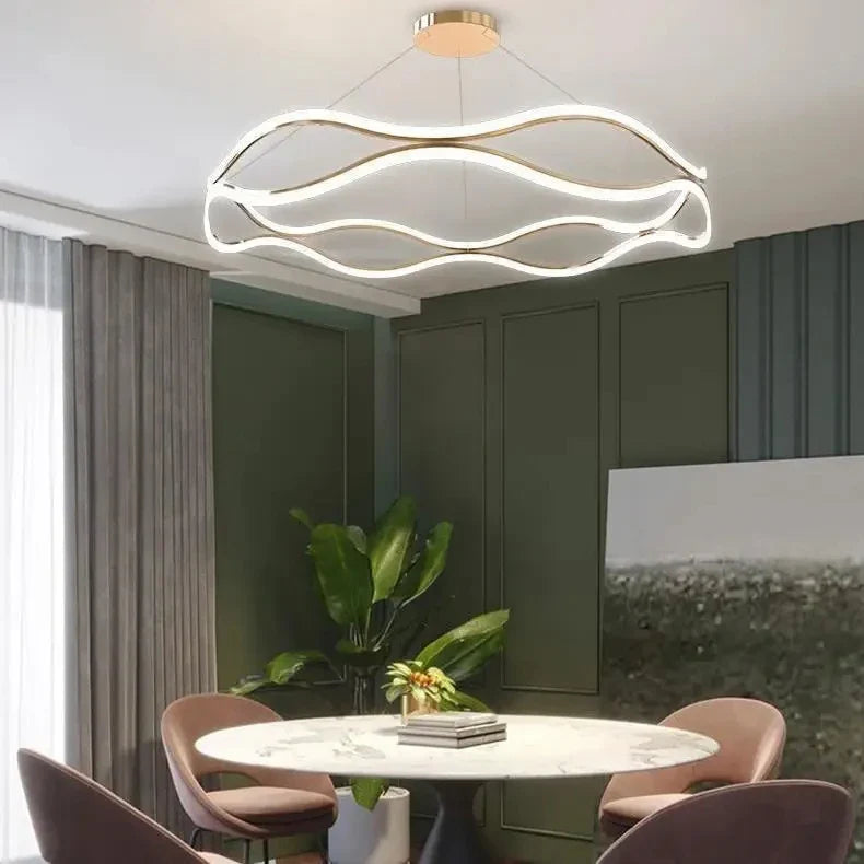 Axyaa Nordic Simple Chandelier for Home Lighting in Living Room, Dining Room, Bedroom