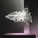 Axyaa White Butterfly LED Chandelier for Dreamy Living Room & Bedroom