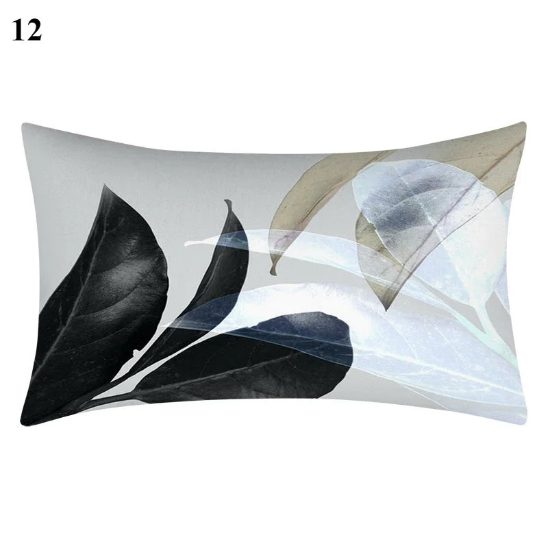 Axyaa Bohemian Plant Leaf Pillowcase for Home Decor 30*50