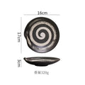 Axyaa Retro Ceramic Sushi Plate Set