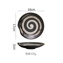 Axyaa Retro Ceramic Sushi Plate Set