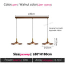 Axyaa Retro LED Pendant Light for Dining, Bar & Bedroom in Walnut Color