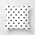 Axyaa Geometric Stripe Pillowcase with English Letter Design