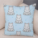 Axyaa Cartoon Animal Cushion Cover: 45*45cm for Living Room, Sofa, Car, Children's Room