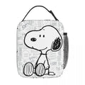Axyaa Cartoon Dog Lunch Bag: Thermal Insulated, Portable Food Container, Cooler Box