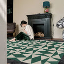 Axyaa Plush Nordic Living Room Rug: Soft, Fluffy, Non-slip Large Area Carpet