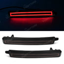 Axyaa LED Rear Bumper Reflector Lights Cadillac SRX Chevy Traverse GMC Acadia