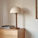 Axyaa Egg Tower Wood Table Lamp | Vertical Desk Light for Living Room Bedroom