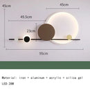 Axyaa Nordic Minimalist Luxury Wall Lamp for Bedroom and Living Room