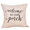 Axyaa Linen Pillow Cover 45X45CM - Decorative Cushion for Home Sofa