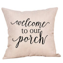 Axyaa Linen Pillow Cover 45X45CM - Decorative Cushion for Home Sofa