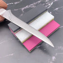 Axya Natural Agate Knife Sharpening Stone - Double-Sided Diamond Grinding Whetstone