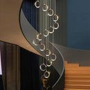 Axyaa LED Pendant Light Chandeliers for Living Room, Modern Indoor Staircase Lighting