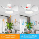 Axyaa Modern Silent Ceiling Fan with Intelligent 3-Color LED Lighting and Remote Control