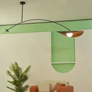 Axyaa Nordic Pendant Lamp in Black and Gold for Kitchen and Dining Room
