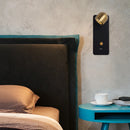 Axyaa LED Reading Wall Lamp with USB Charging Port, Adjustable Angle for Bedroom Bedside Lighting