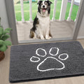 Axyaa Chenille Mud Mat: Quick Dry Dog Door Mat for Muddy Paws