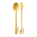 Axyaa Silicone Small Spoon Set - Non-stick, Heat Resistant, Easy to Clean Kitchen Utensils