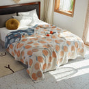 Axyaa Cotton Muslin Bedspread: Breathable Adult & Kids Jacquard Throw Blanket