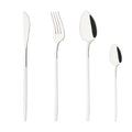 Axyaa Black Gold Stainless Steel Dinnerware Set for Dining & Events
