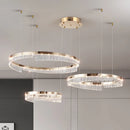 Axyaa Modern LED Chandeliers Acrylic Pendant Lights for Home & Restaurant