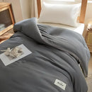 Axyaa Cotton Student Antibacterial Single Quilt for Dormitory, High School, and University