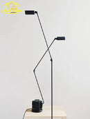 Axyaa Swing Arm Floor Lamp Adjustable Stand Lights for Living Room Bedroom