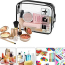 Axyaa Clear Makeup Bag Portable Travel Toiletry Pouch Waterproof PVC Storage Case