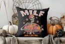 Axyaa Halloween Ghosts and Skulls Pillow Cover for Sofa, Bedroom, Car