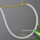 Axya Modern Gold Black LED Chandelier for Home Decor Lighting