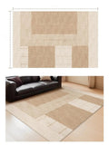 Axyaa Retro Style Large Area Rug, Soft Fluffy Living Room Bedroom Carpet