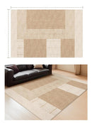 Axyaa Retro Style Large Area Rug, Soft Fluffy Living Room Bedroom Carpet