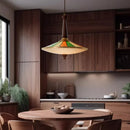 Axyaa Wooden Copper Pendant Lamp for Home Decor