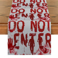 Axyaa Halloween Hand Figure Table Runner for Farmhouse Dining, Wedding Party Decor
