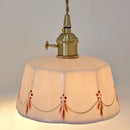 Axyaa Ceramic Brass LED Wall Light Fixture Reading Lamp