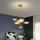 Axyaa Modern LED Pendant Chandeliers for Living Room and Dining Room Lighting